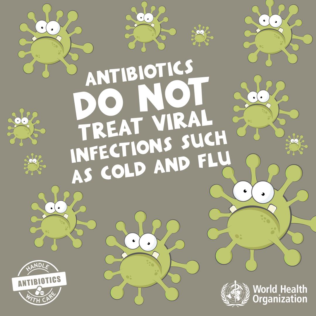 Do not treat viruses